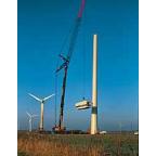 Construction of Vestas Wind Turbine